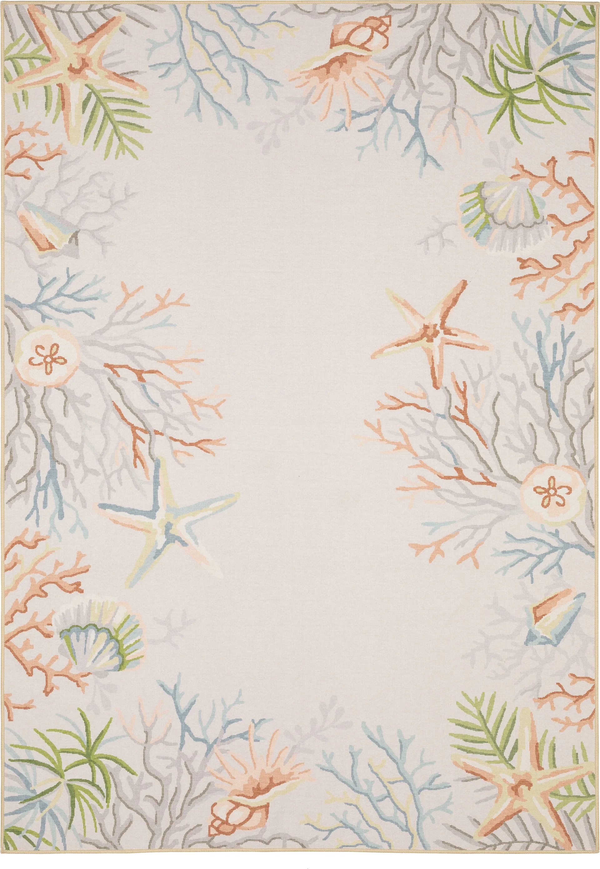 Macaware Beige 5' x 7' Rug - Image 1