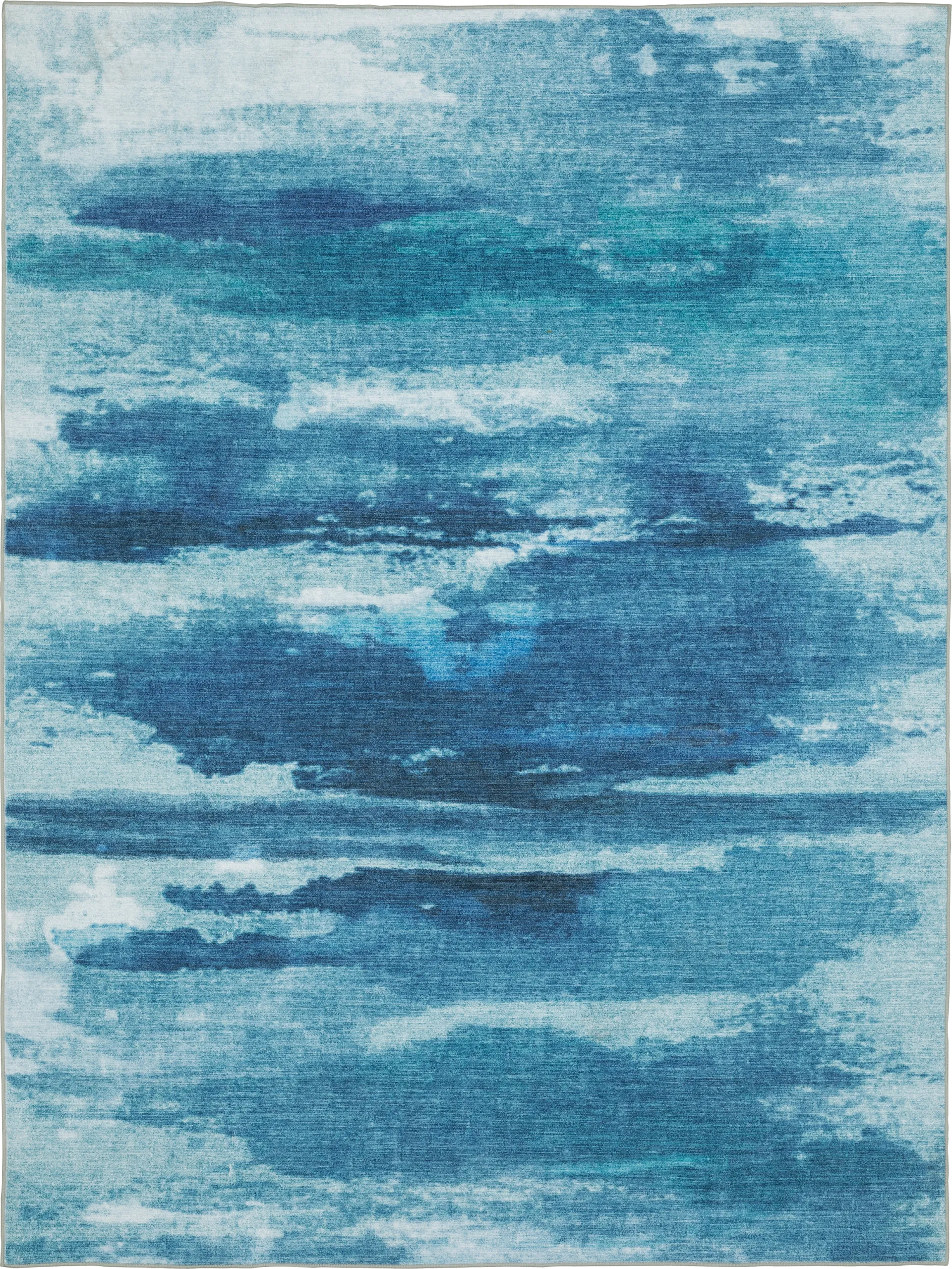 Crowby Blue 7'6 x 10' Rug - Image 1