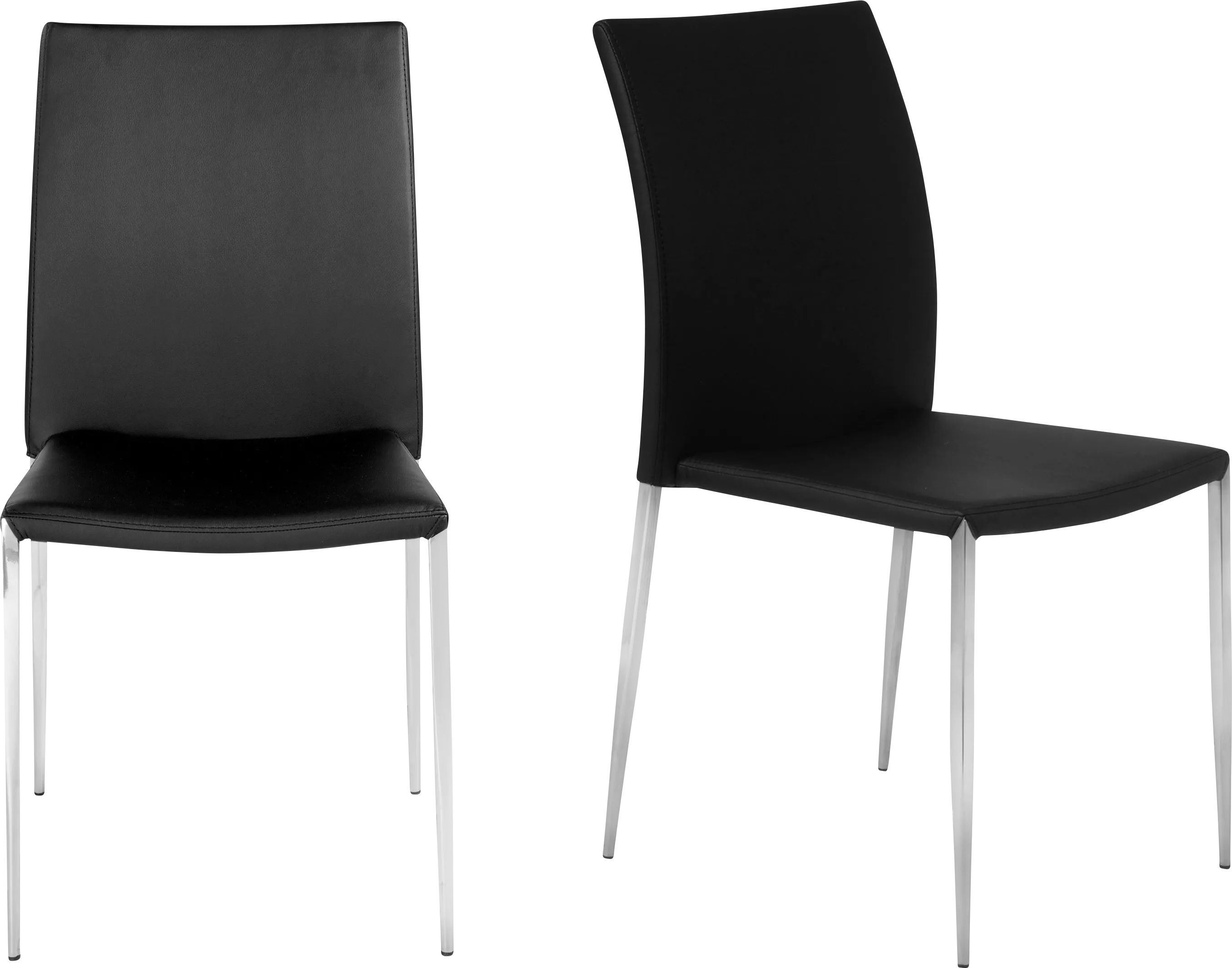 Aracobra Black Dining Chair, Set of 2 - Thumbnail - Image 1