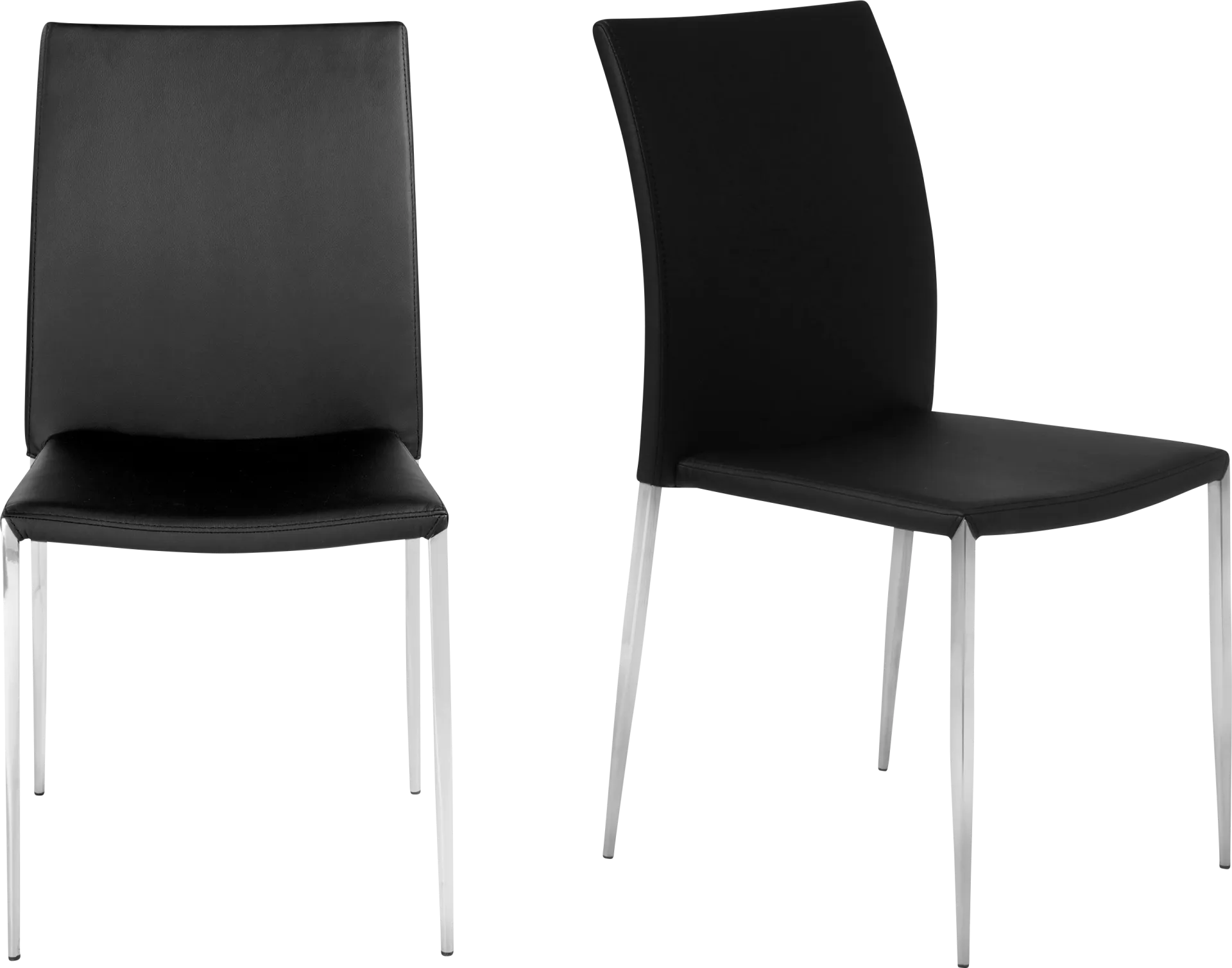 Aracobra Black Dining Chair, Set of 2 - Image 1