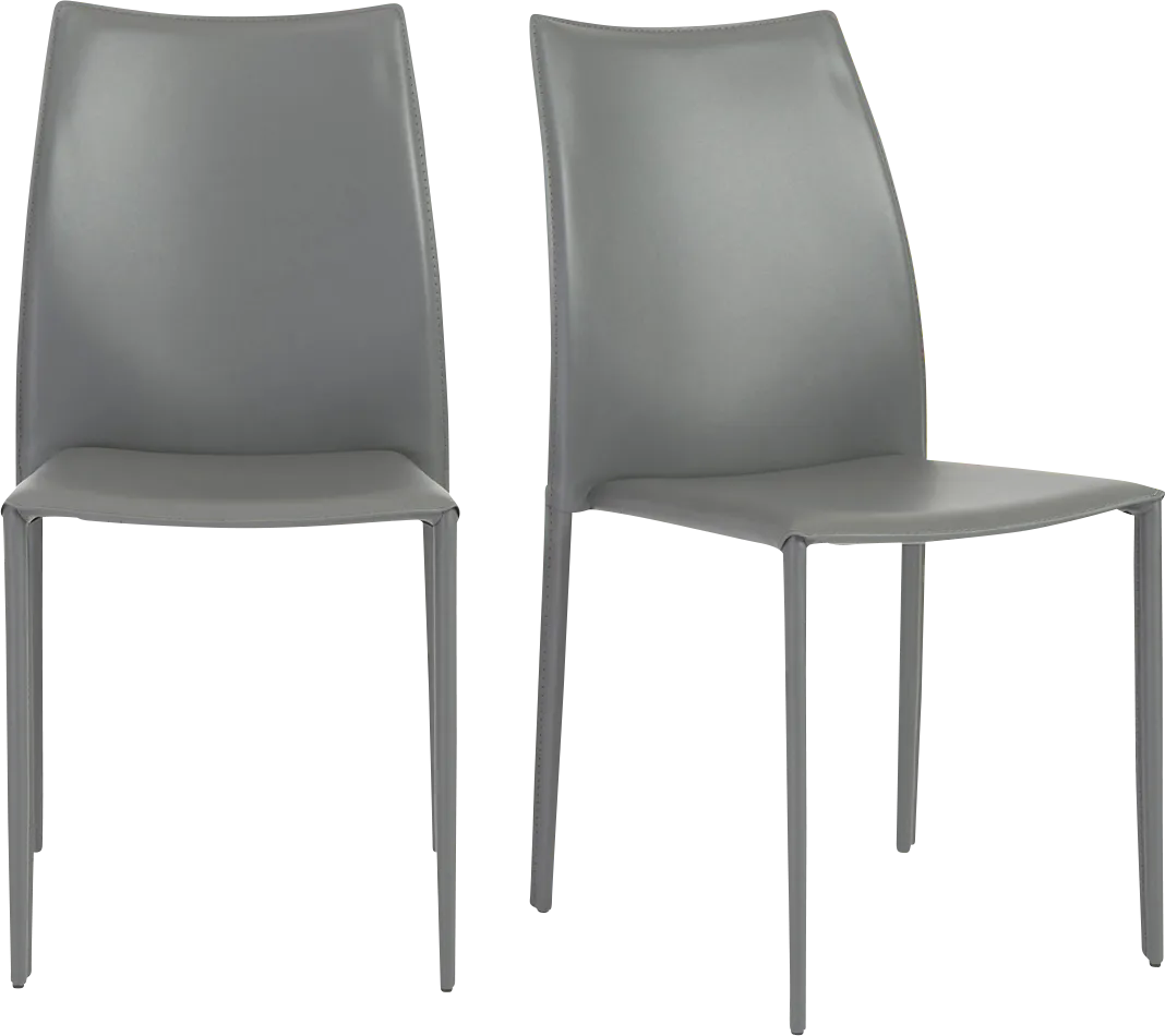 Attakapas Gray Dining Chair, Set of 2 - Thumbnail - Image 1