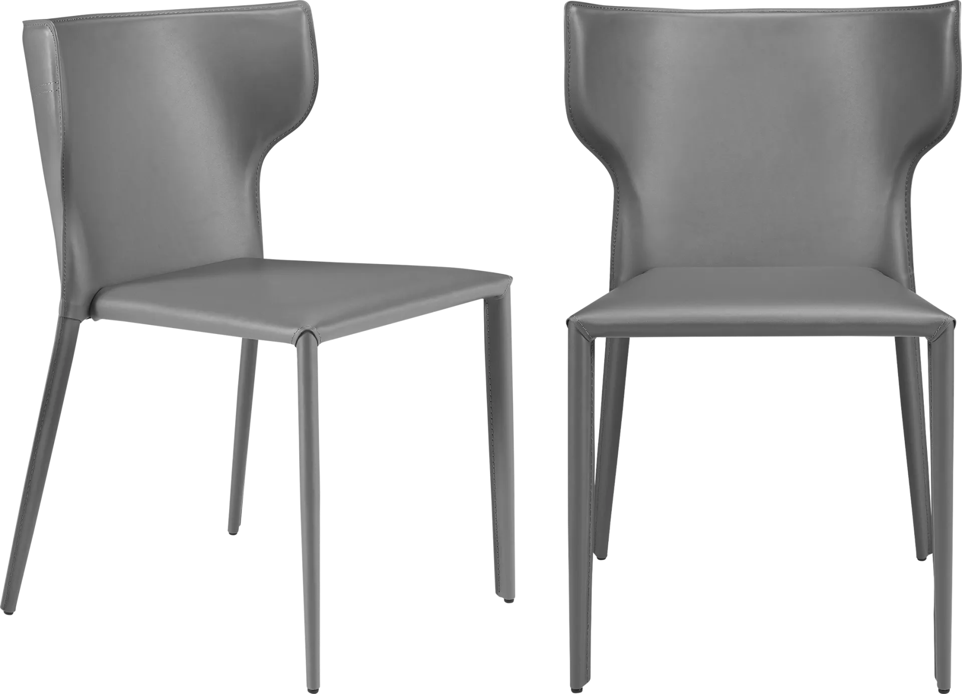 Drost Gray Dining Chair, Set of 2 - Image 1
