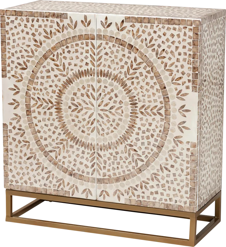 Olanta Brown Accent Cabinet