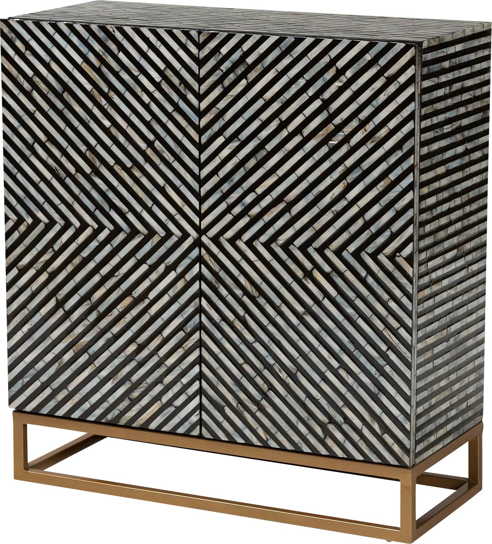 Roxbaro Black Accent Cabinet - Thumbnail - Image 1