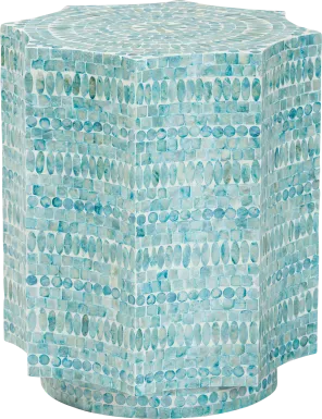 Freiday Blue End Table