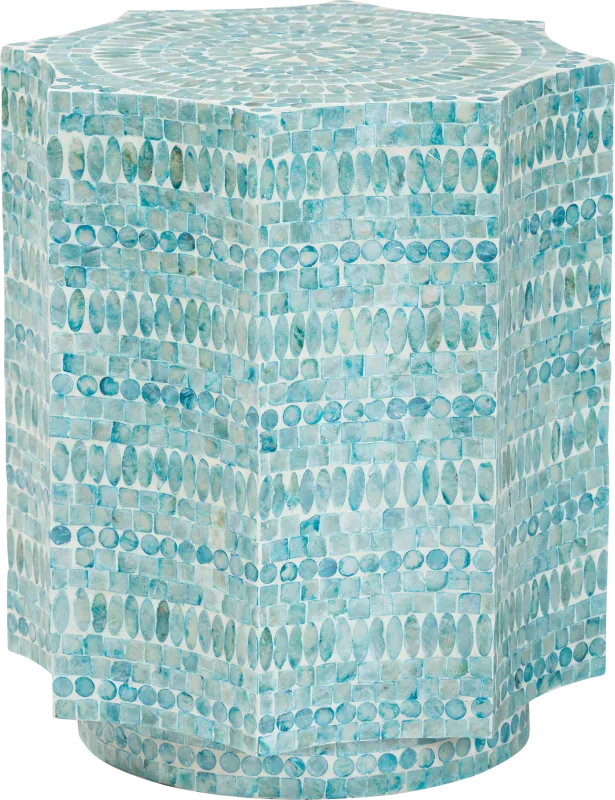 Freiday Blue End Table
