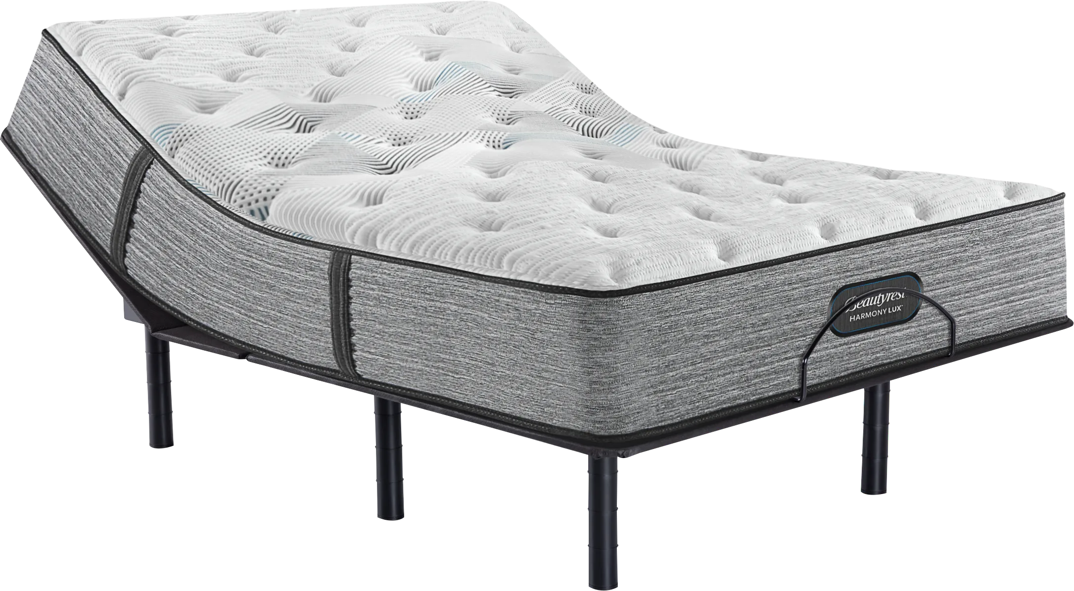 Beautyrest Harmony Lux Medium Queen Mattress with Head Up Only Base - Thumbnail - Image 1