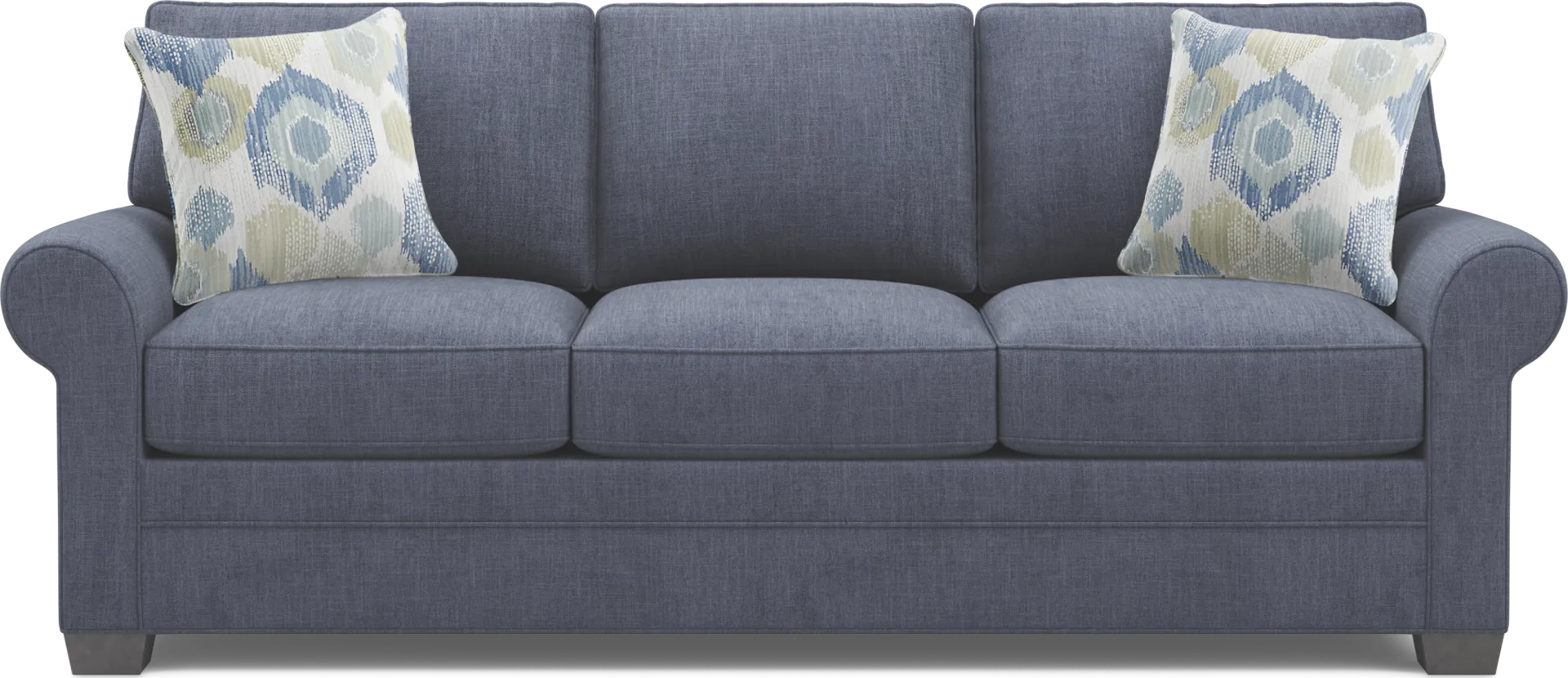 Bellingham Sapphire Textured Chenille 5 Pc Living Room - Image 2