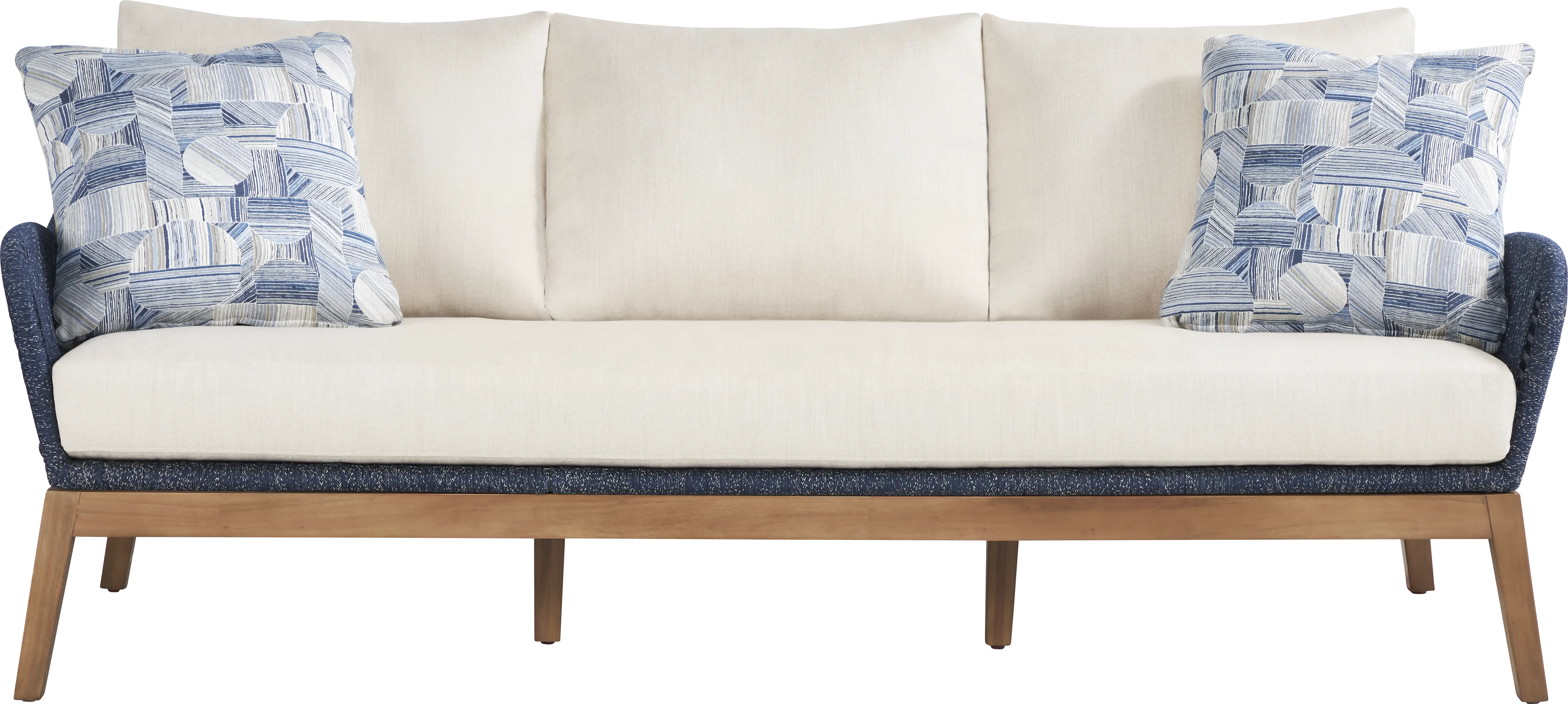 Tessere Blue 3 Pc Outdoor Seating Set - Thumbnail - Image 2