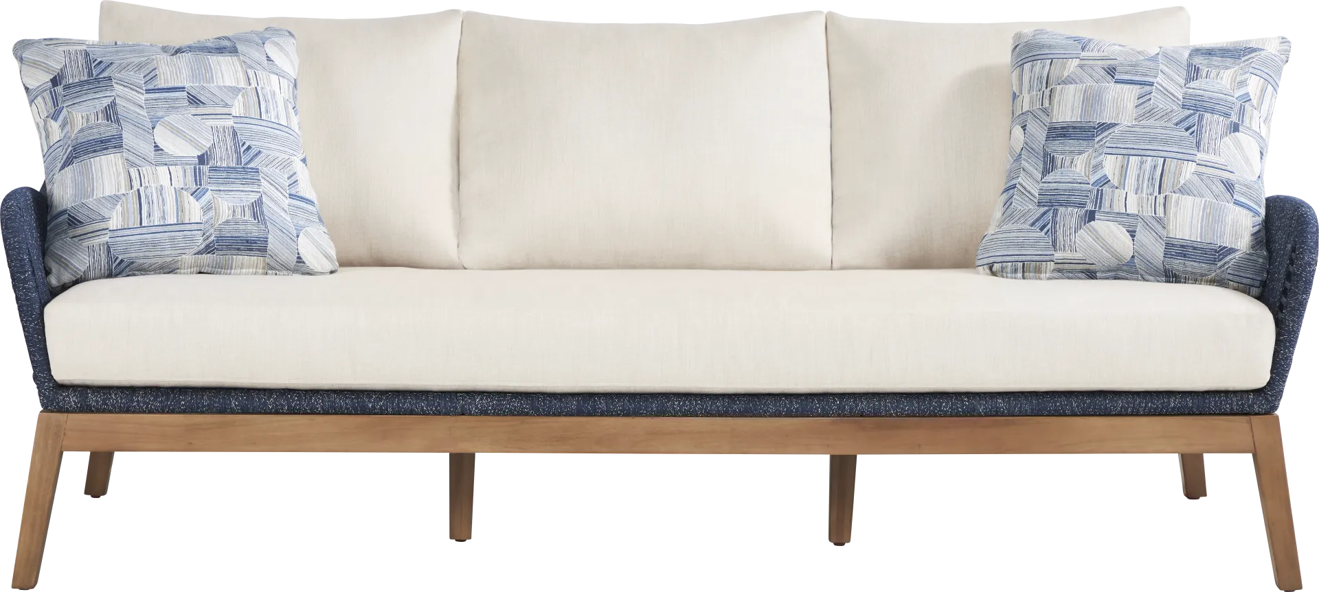 Tessere Blue Outdoor Sofa - Image 1