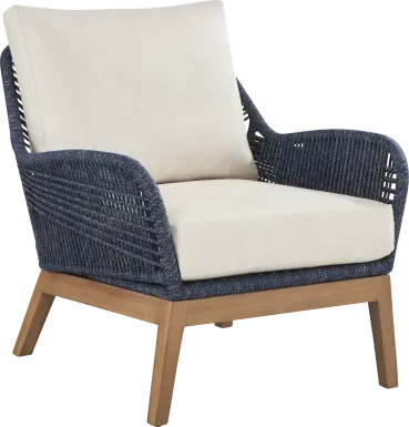 Tessere Blue Outdoor Club Chair