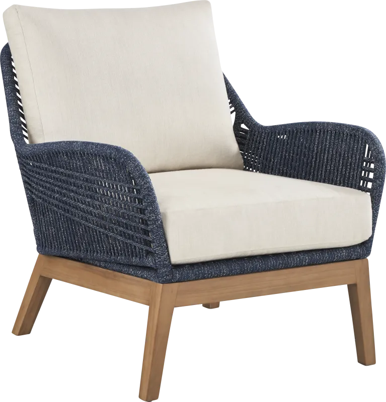 Tessere Blue Outdoor Club Chair