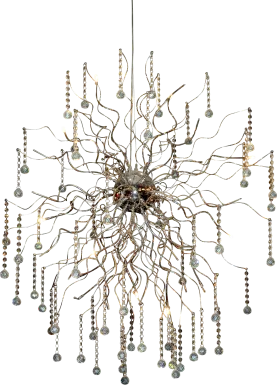 Doradus Silver Chandelier