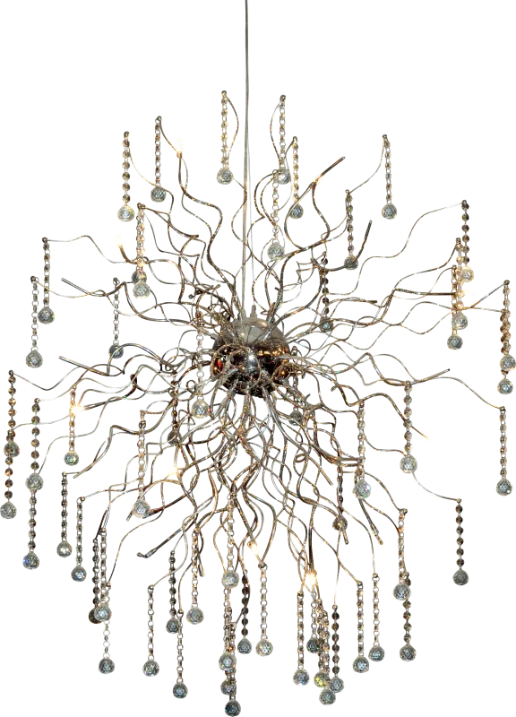 Doradus Silver Chandelier