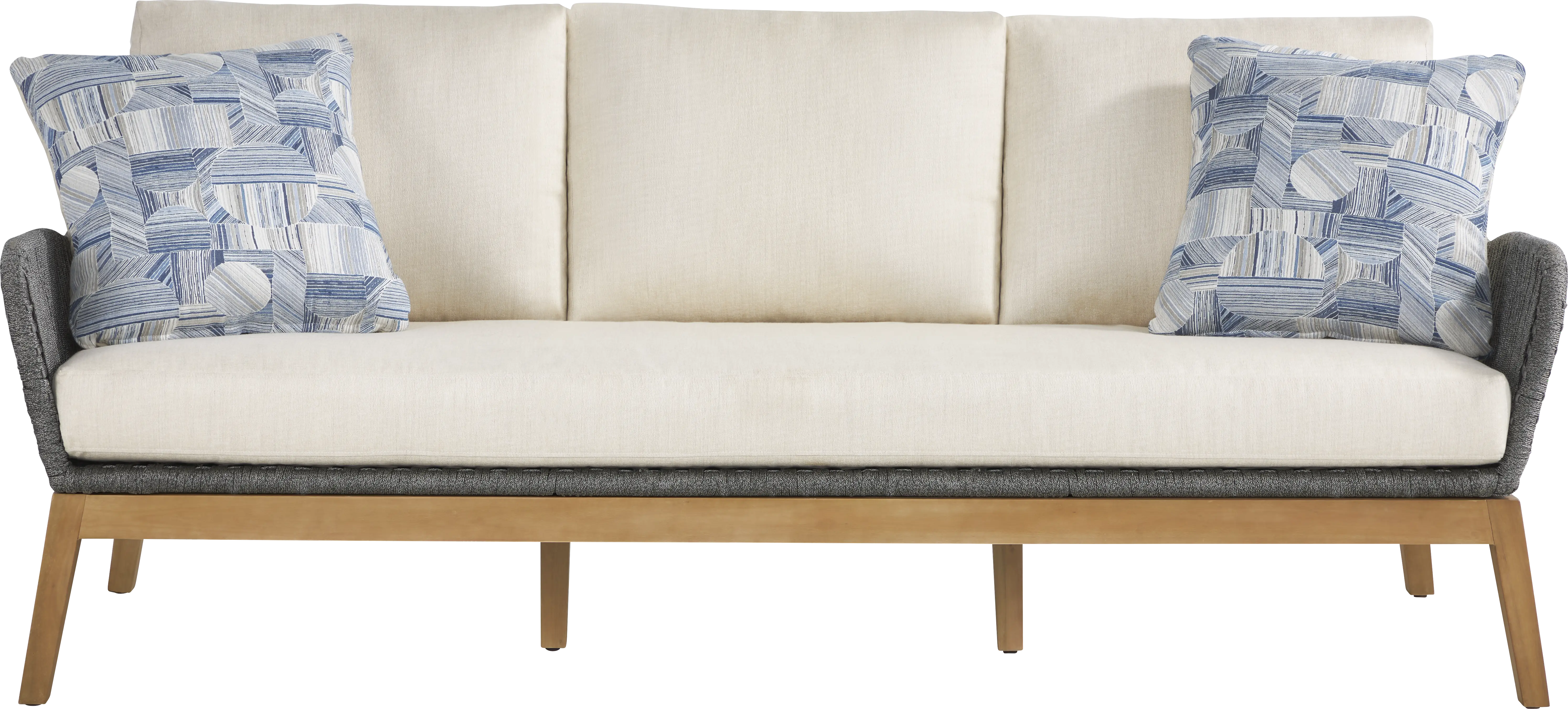 Tessere Gray 5 Pc Outdoor Seating Set - Thumbnail - Image 2