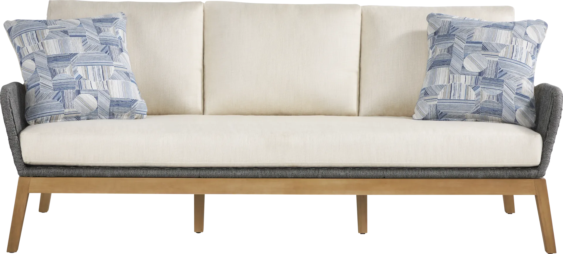 Tessere Gray 5 Pc Outdoor Seating Set - Image 2