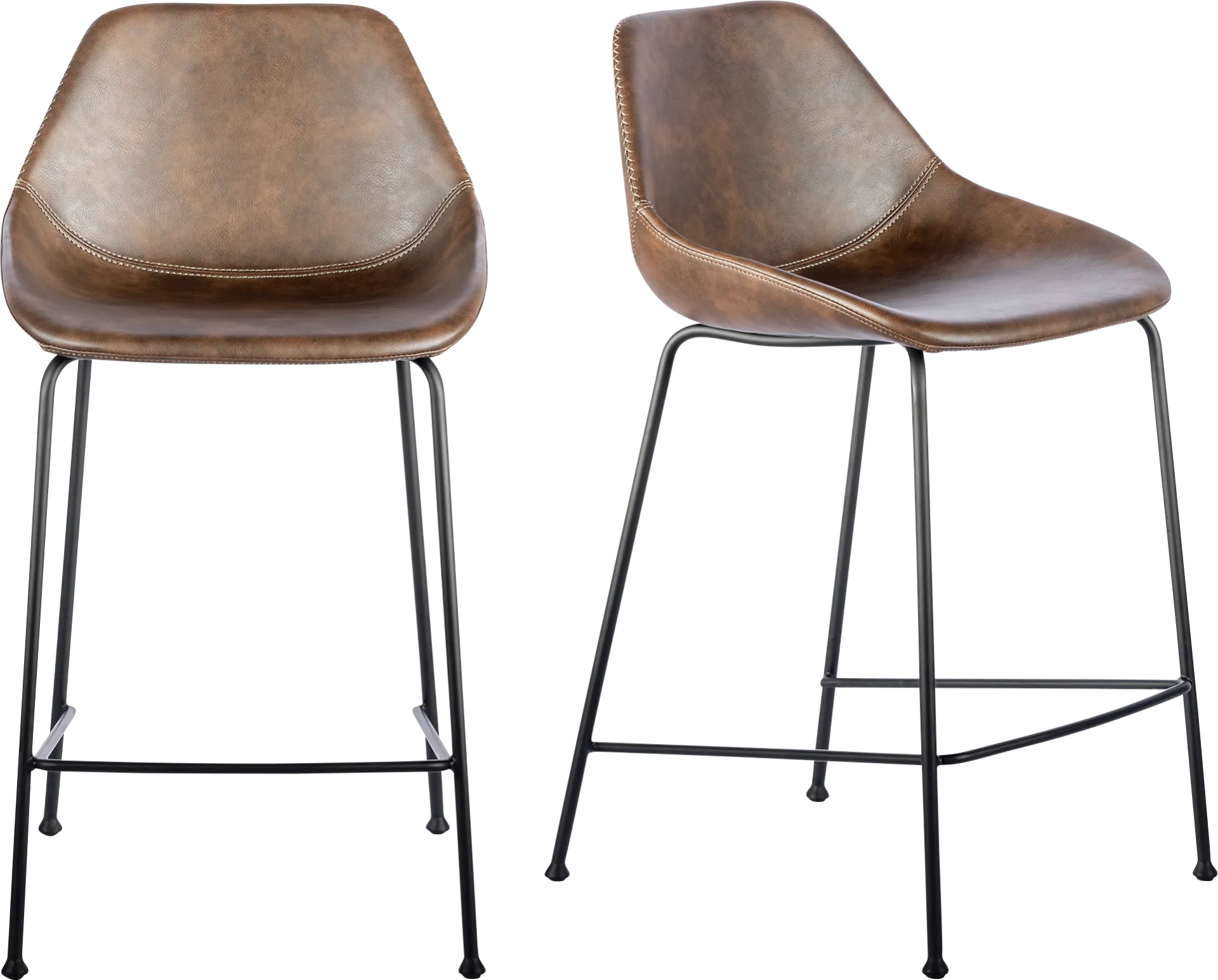 Rockcress Brown Counter Stool, Set of 2 - Image 1