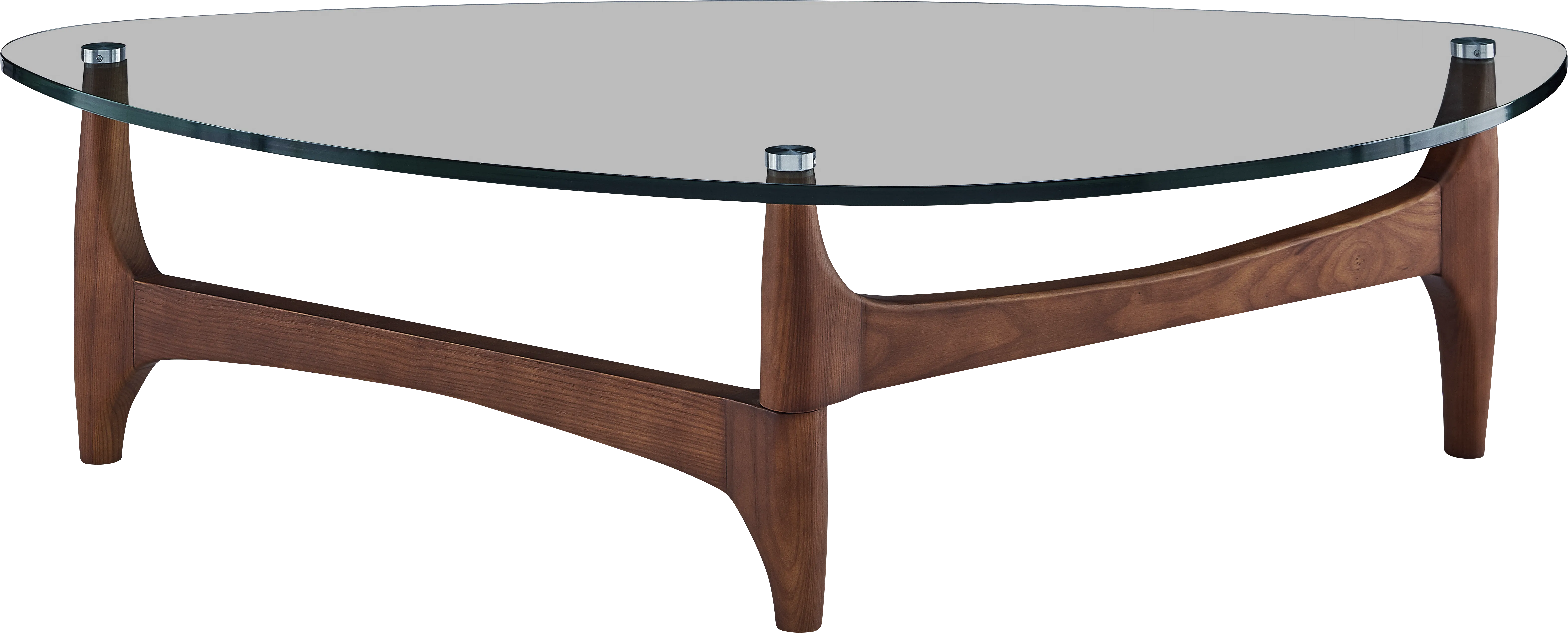 Saunier II Walnut Cocktail Table