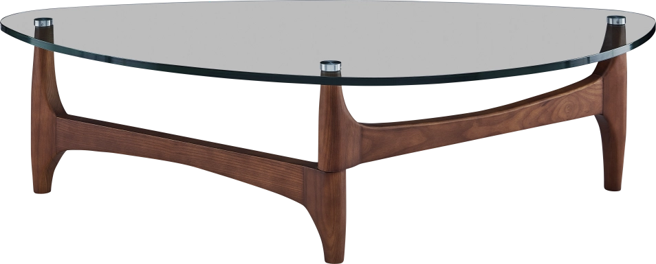 Saunier II Walnut Cocktail Table