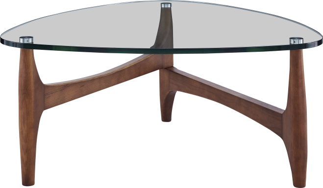 Saunier III Walnut Cocktail Table