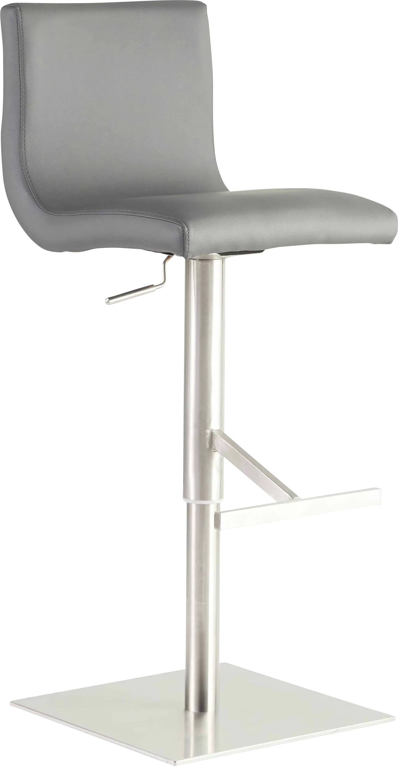 Soileau Dark Gray Adjustable Stool - Image 1