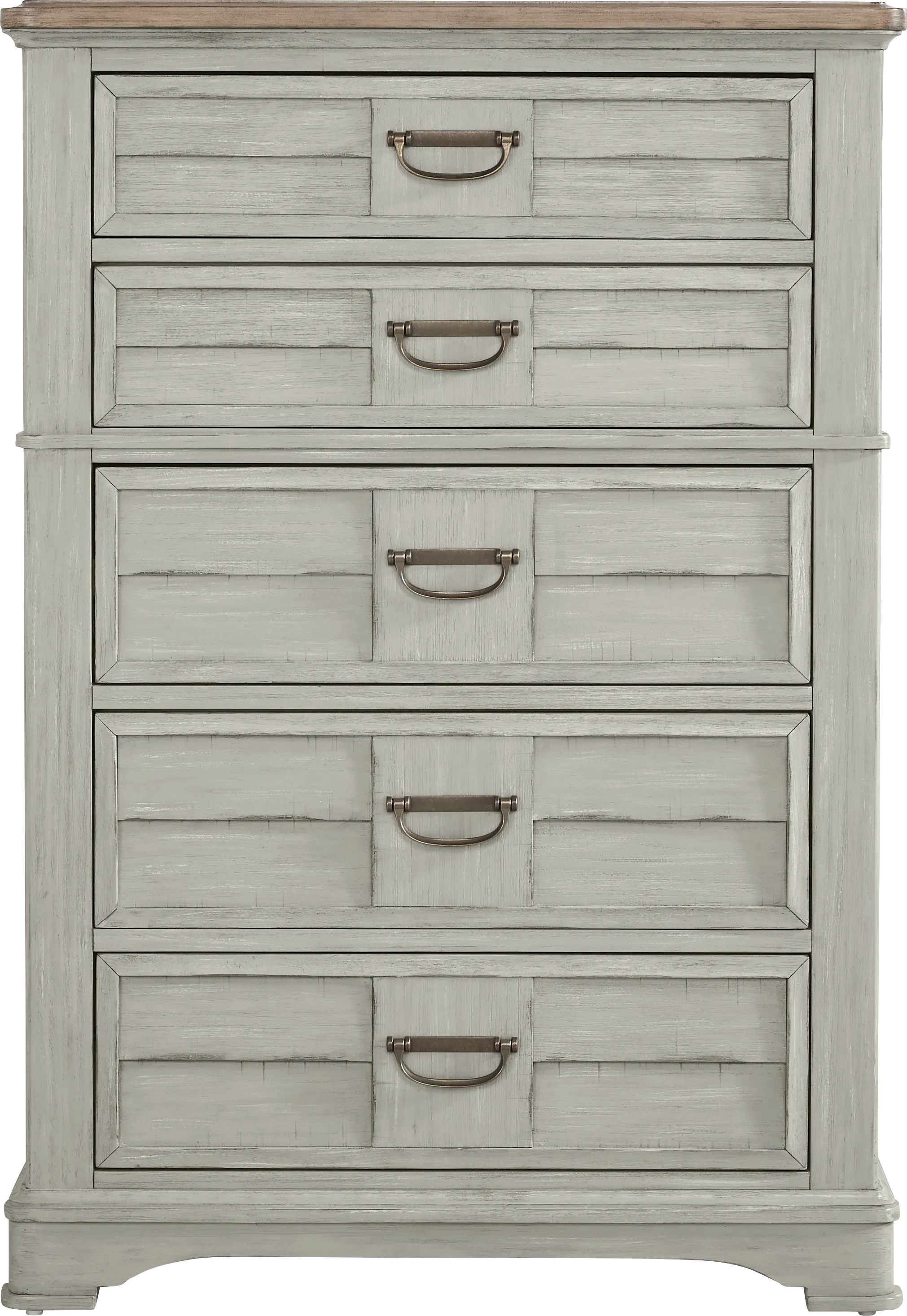 Edisto Bay Gray 5 Pc King Panel Bedroom - Thumbnail - Image 5