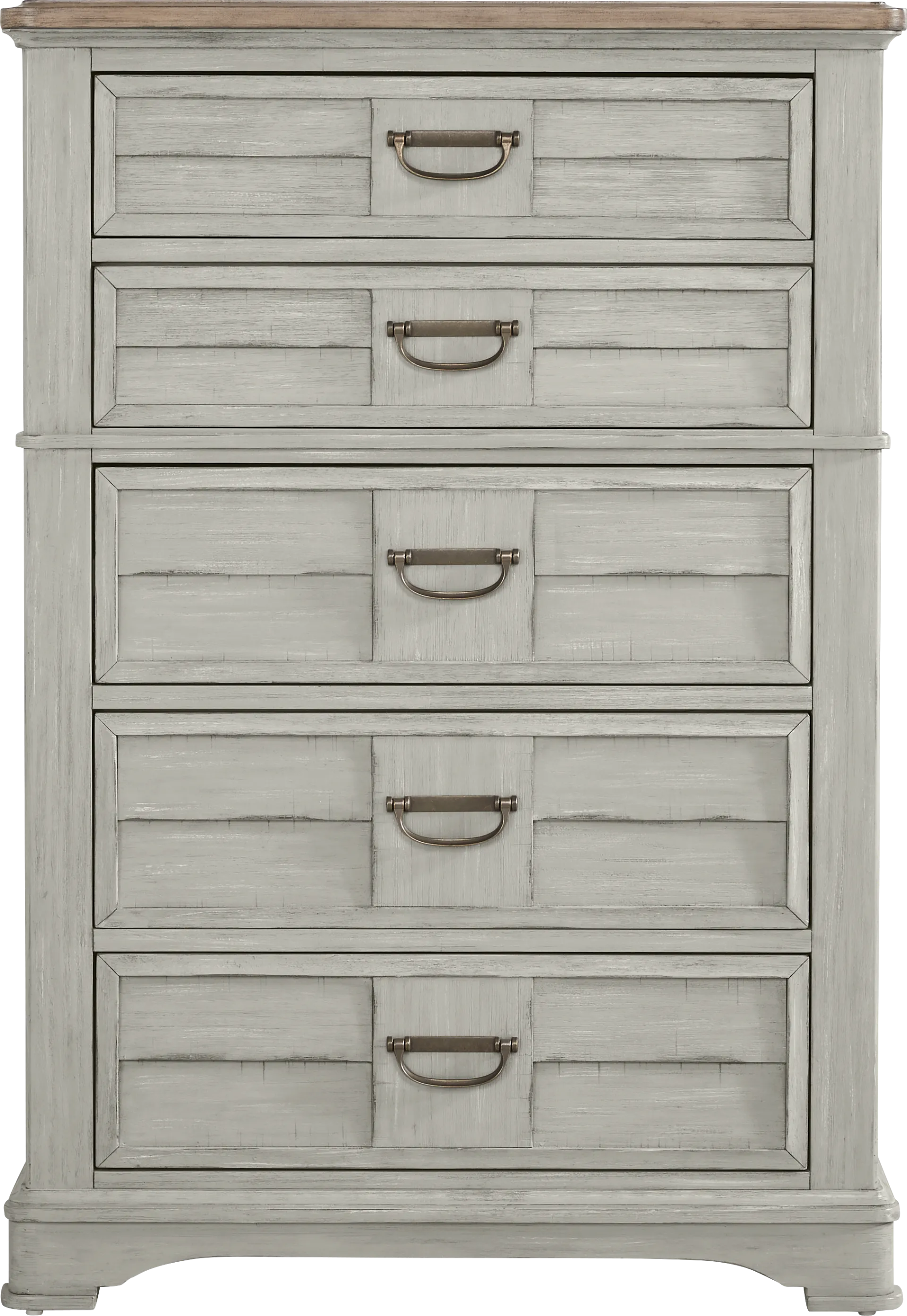 Edisto Bay Gray 5 Pc King Panel Bedroom - Image 5