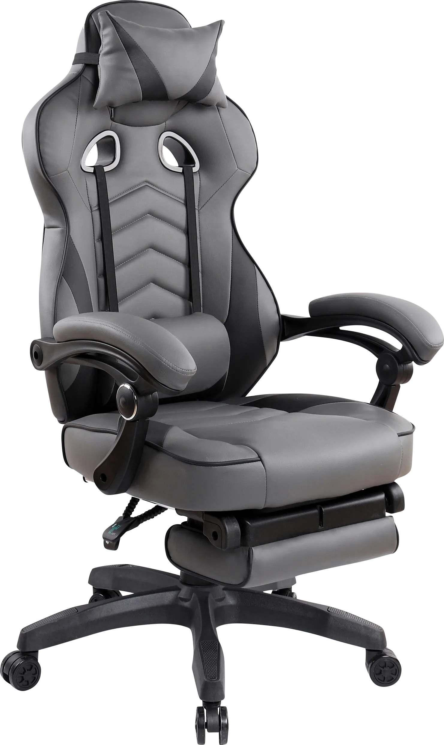 Seoce Gray/Black Gaming Chair - Thumbnail - Image 1