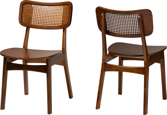 Bolgiano Walnut Brown Dining Chair, Set of 2