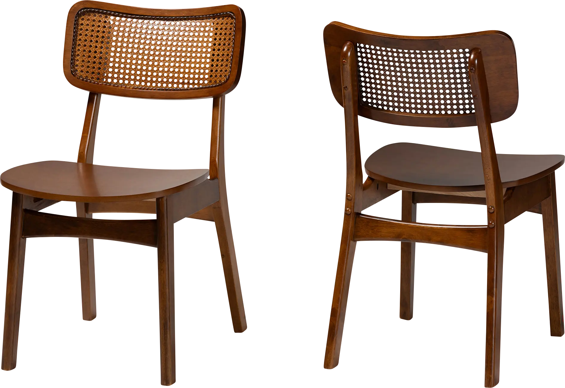 Bolgiano Walnut Brown Dining Chair, Set of 2