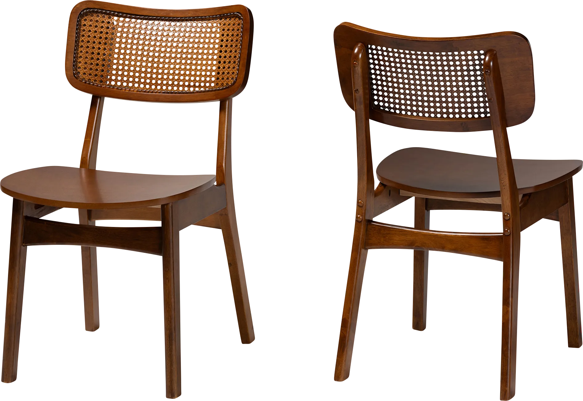 Bolgiano Walnut Brown Dining Chair, Set of 2 - Image 1