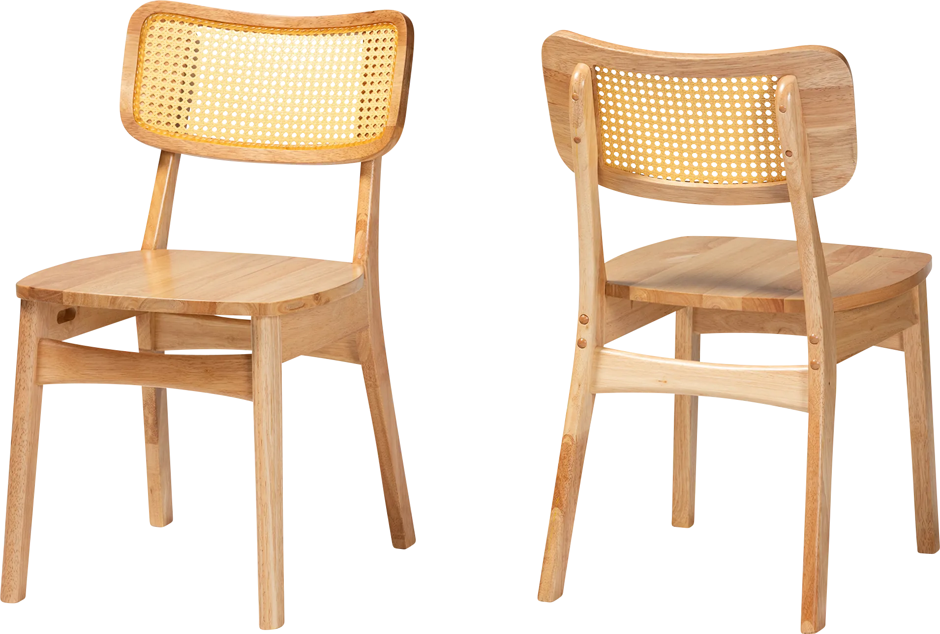 Calcasieu Light Brown Dining Chair, Set of 2