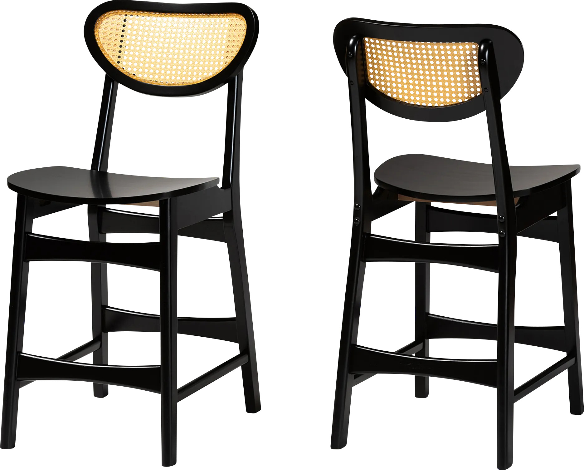 Traminer Dark Brown Counter Stool, Set of 2