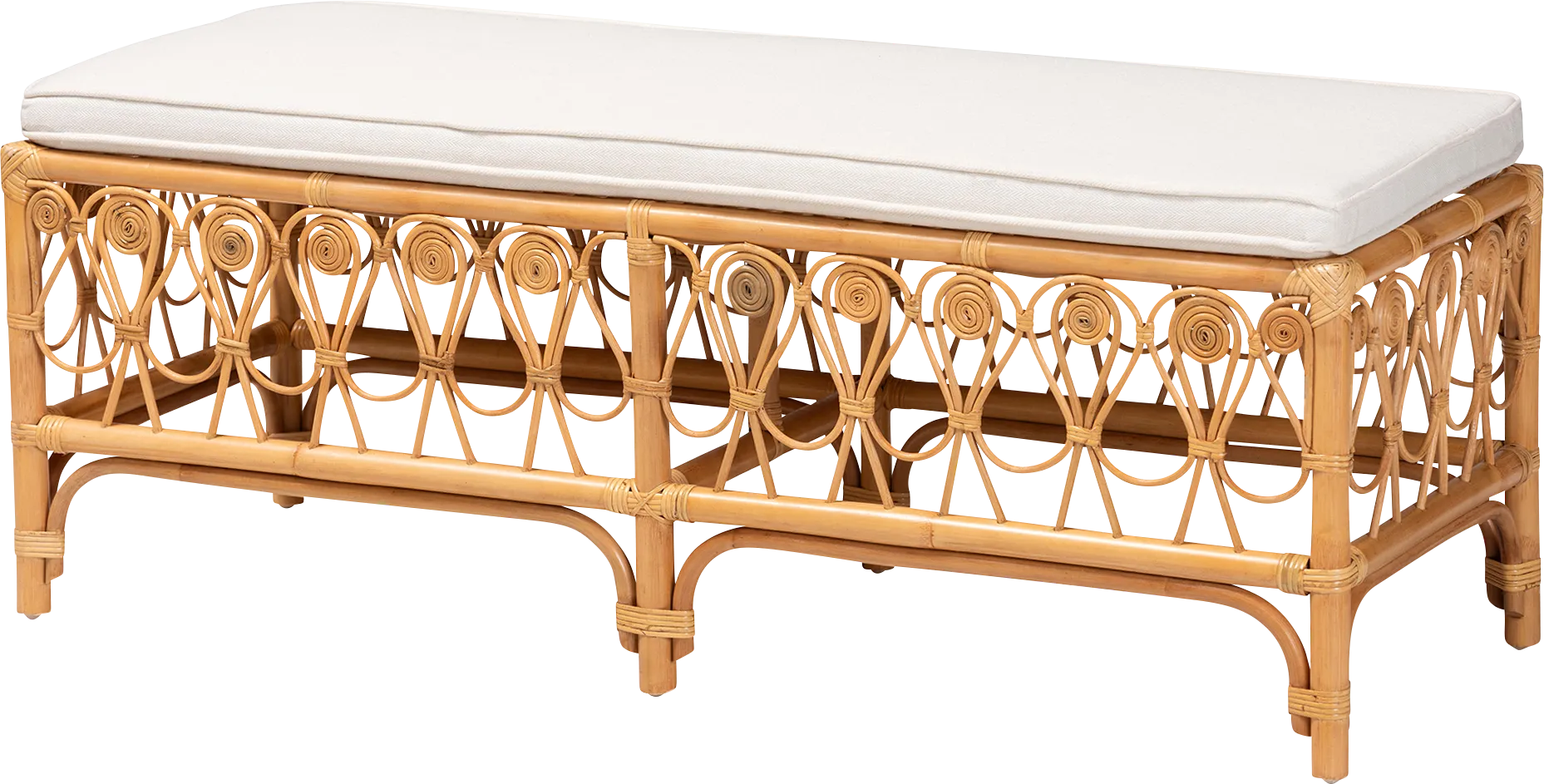 Carmenere Light Brown Accent Bench - Image 1