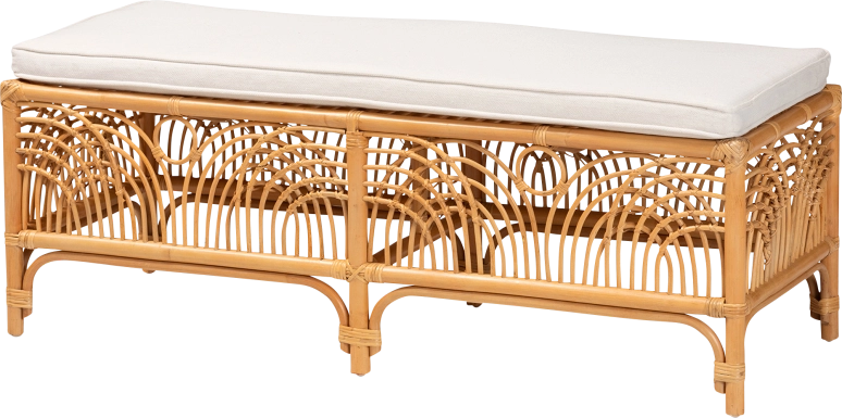 Stoulig Light Brown Accent Bench