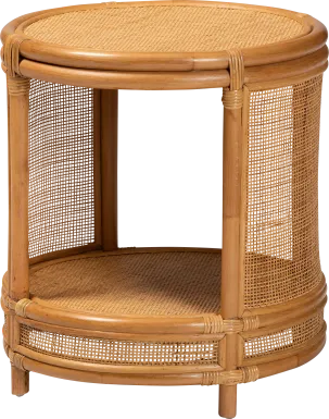 Roystonea Light Brown End Table
