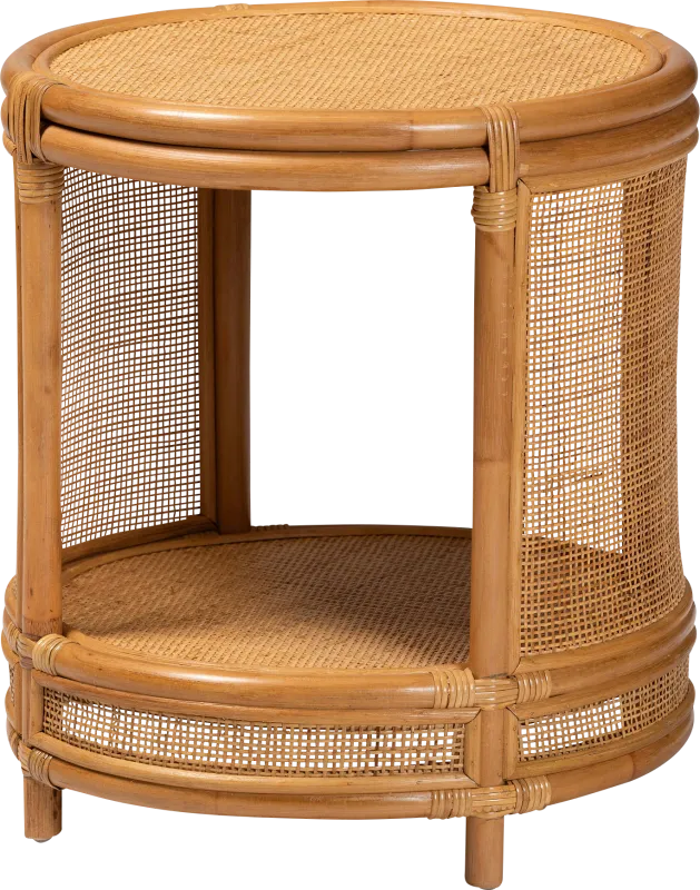 Roystonea Light Brown End Table