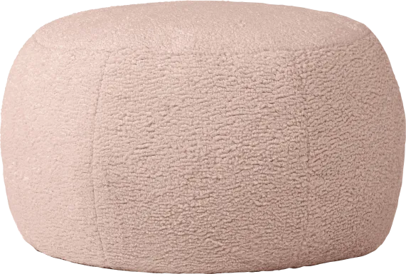 Meashi Pink Shealing Pouf
