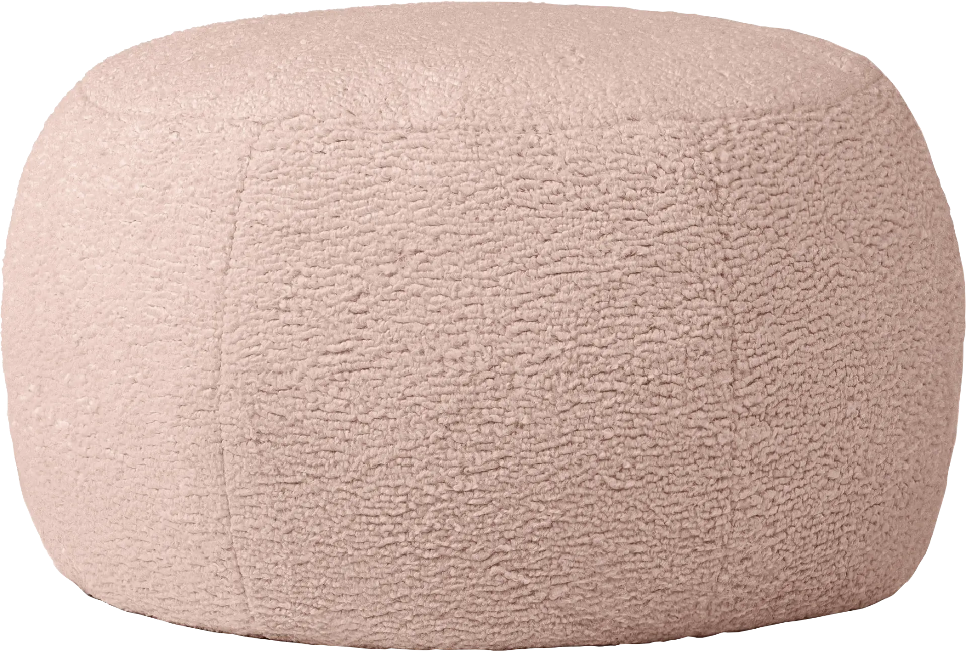 Meashi Pink Shealing Pouf