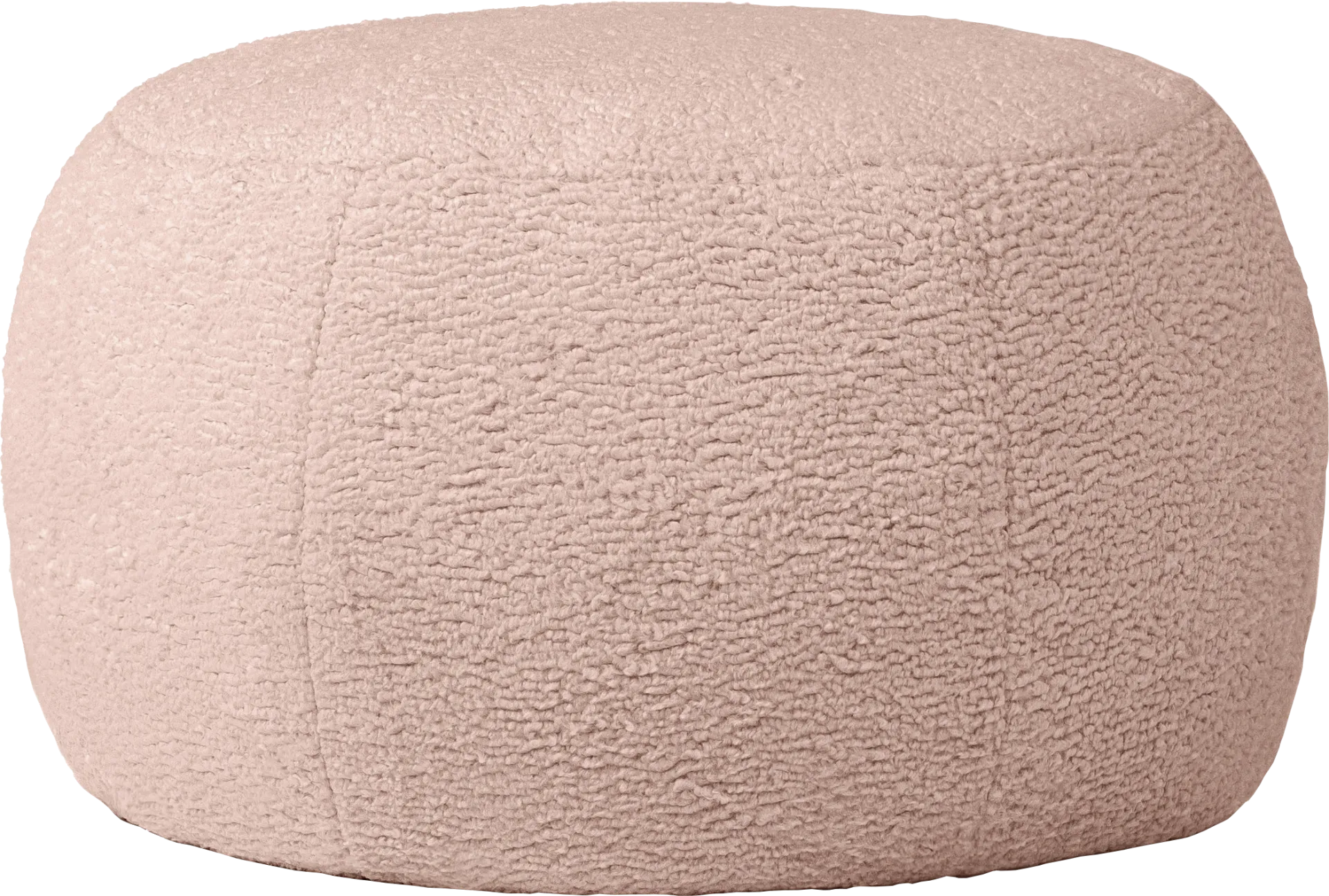 Meashi Pink Shealing Pouf - Image 1