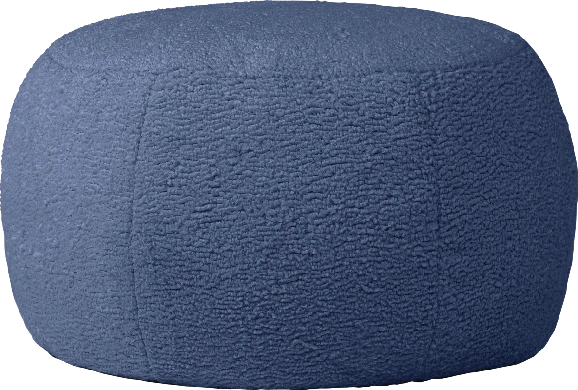 Meashi Indigo Shealing Pouf