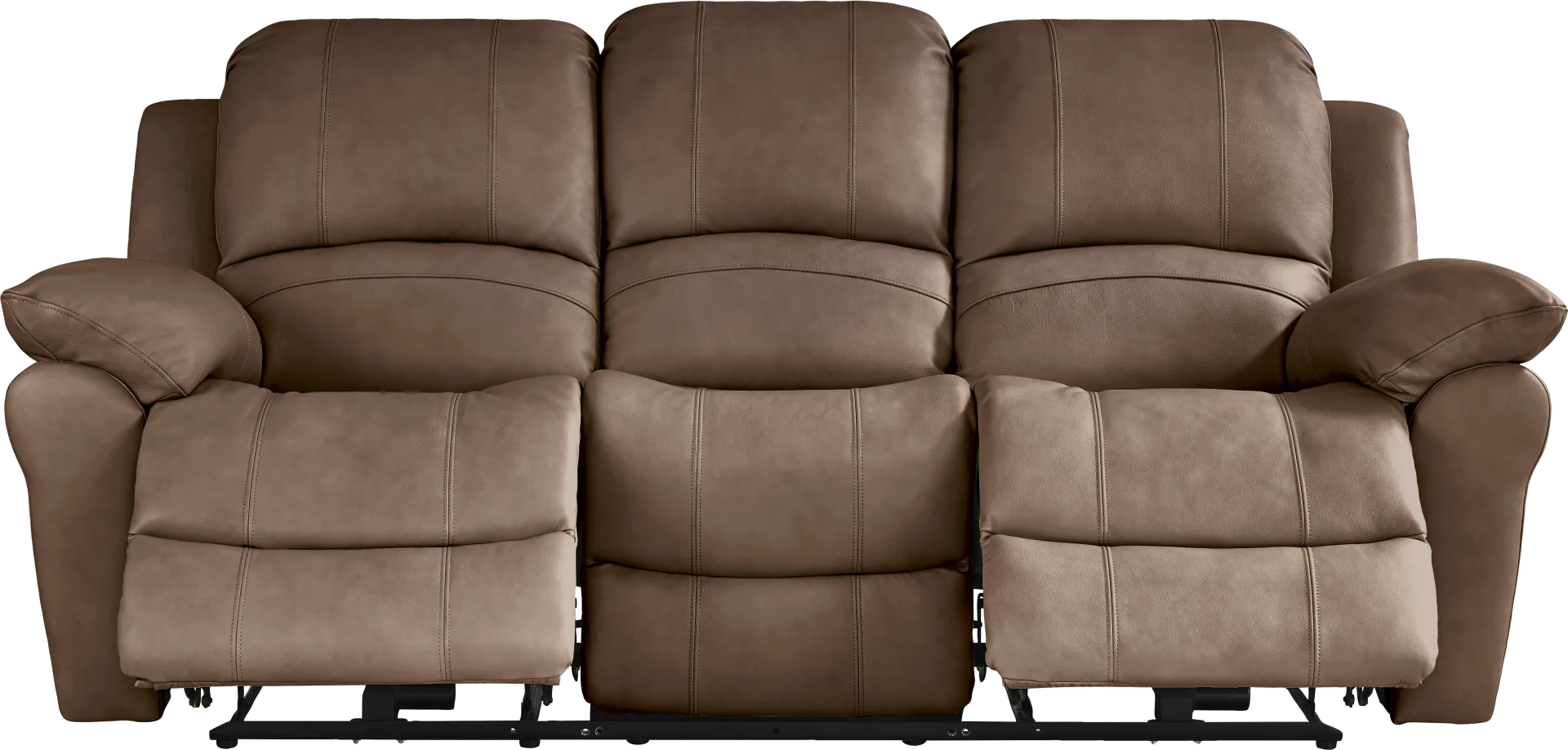 Vercelli Way Brown Leather Power Reclining Sofa - Image 1