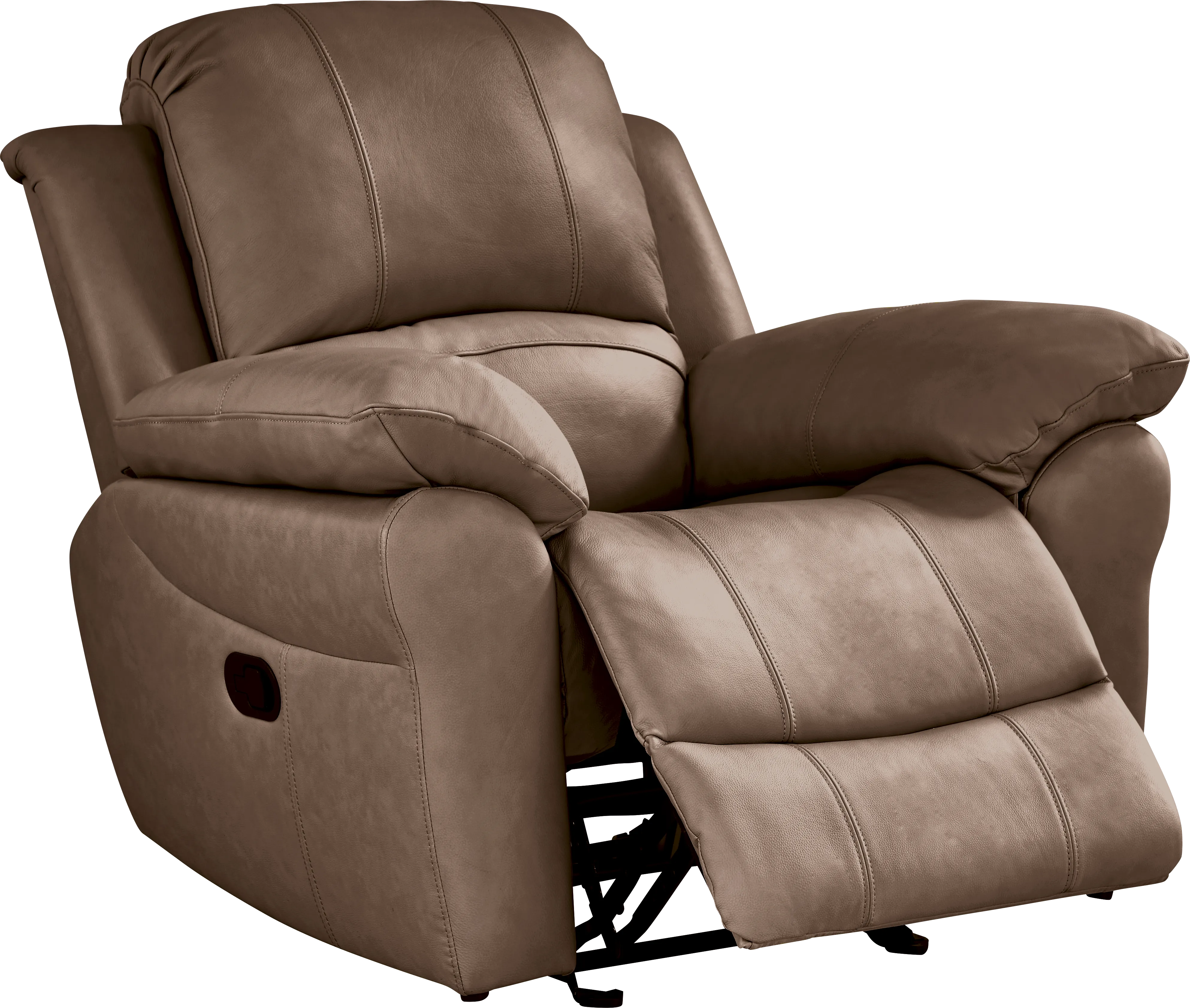 Vercelli Way Brown Leather 6 Pc Living Room with Reclining Sofa - Thumbnail - Image 6