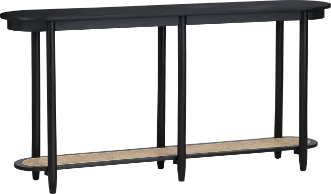 Anchura Black Sofa Table