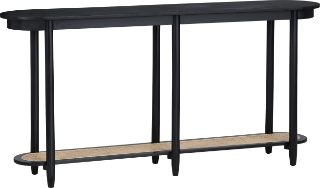 Anchura Black Sofa Table