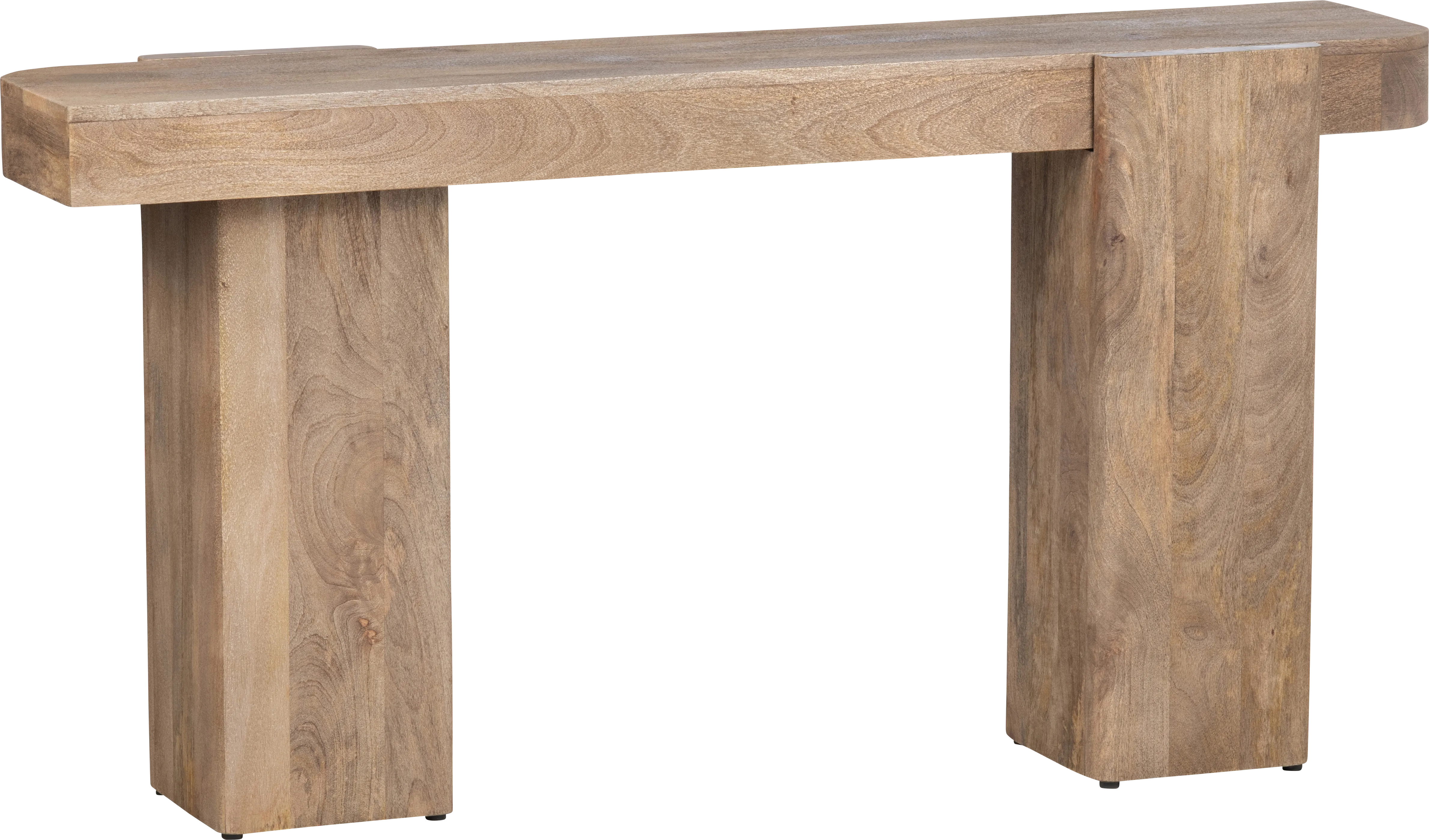 Lafinca Light Brown Sofa Table - Thumbnail - Image 1