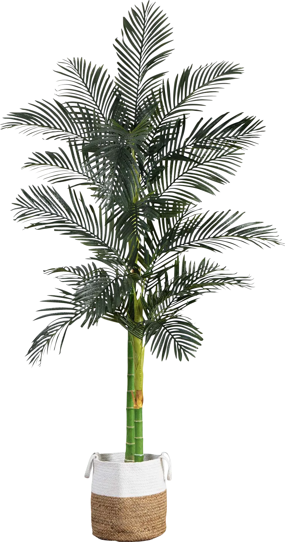 Adlie Green Artificial Palm Tree - Thumbnail - Image 1