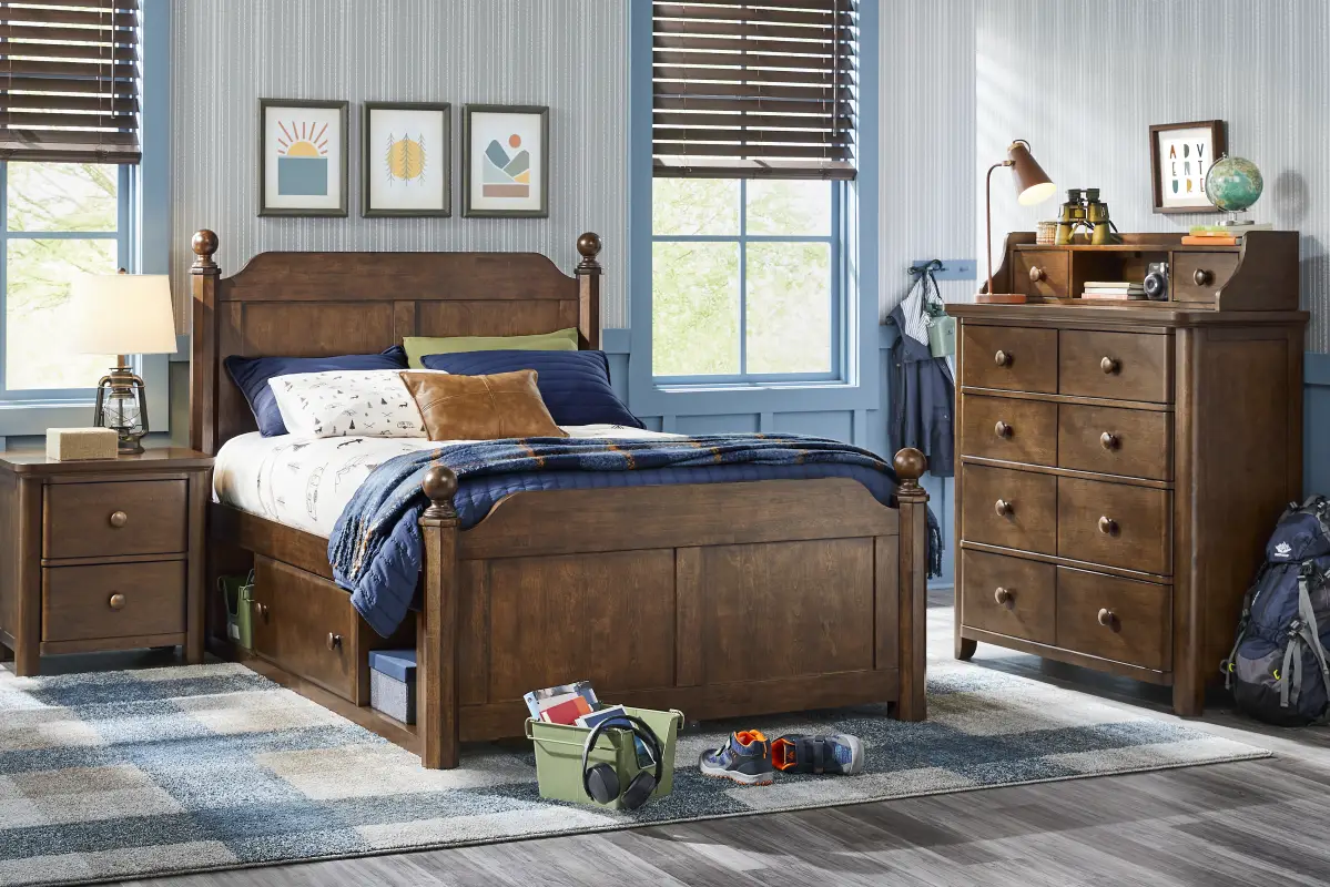Kids South Bend Brown Cherry Hutch