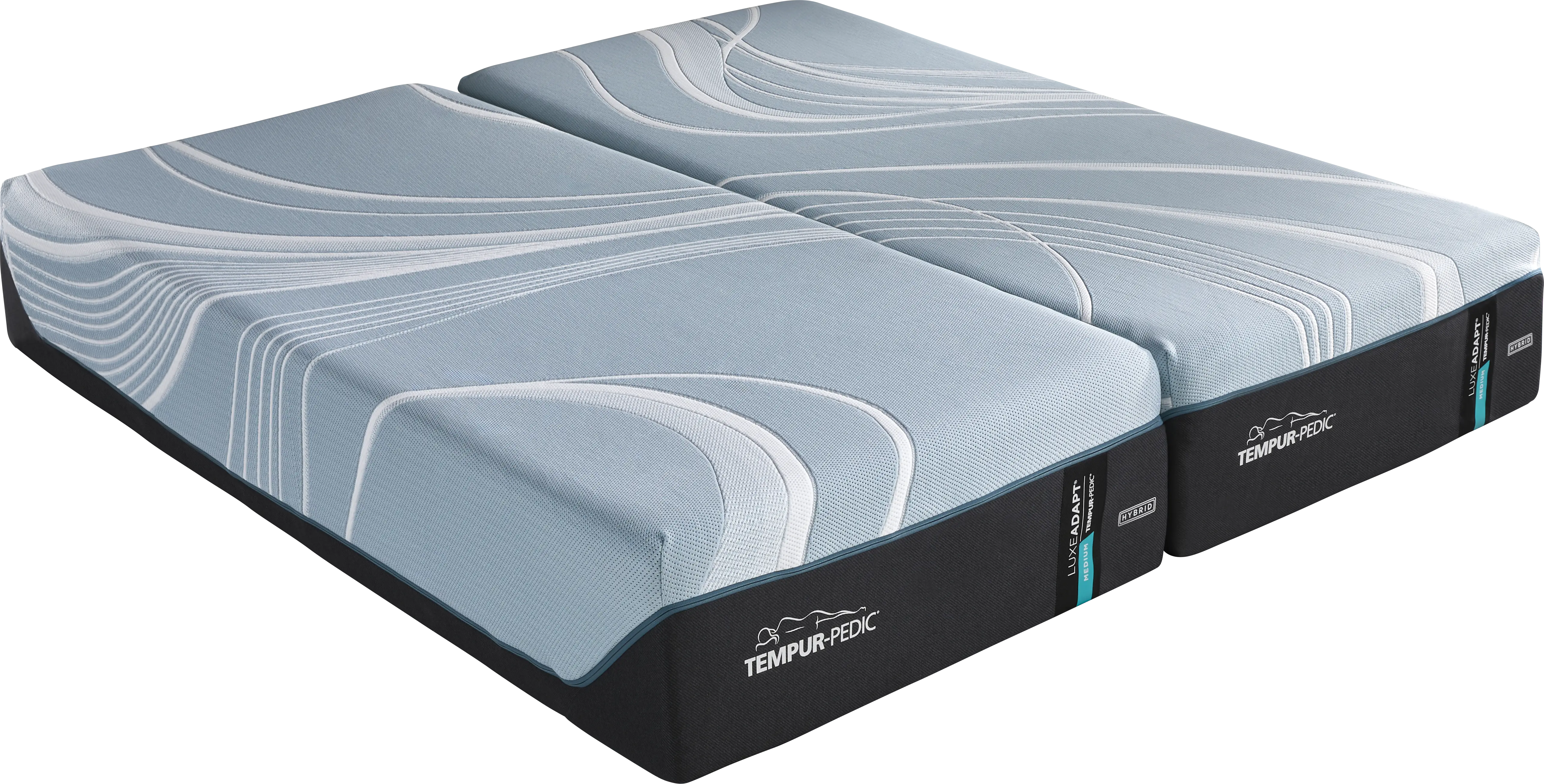 Tempur-Pedic LuxeAdapt Medium Hybrid Split California King Mattress Pair - Thumbnail - Image 1