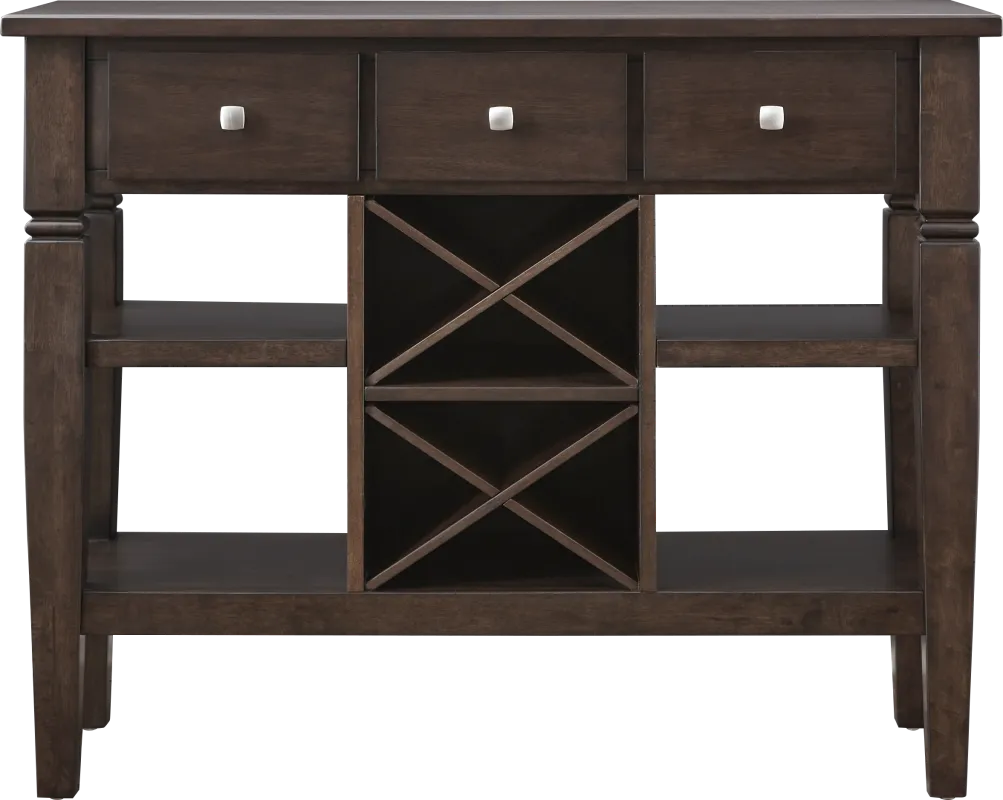 Winslow Brown Cherry Finish Sideboard